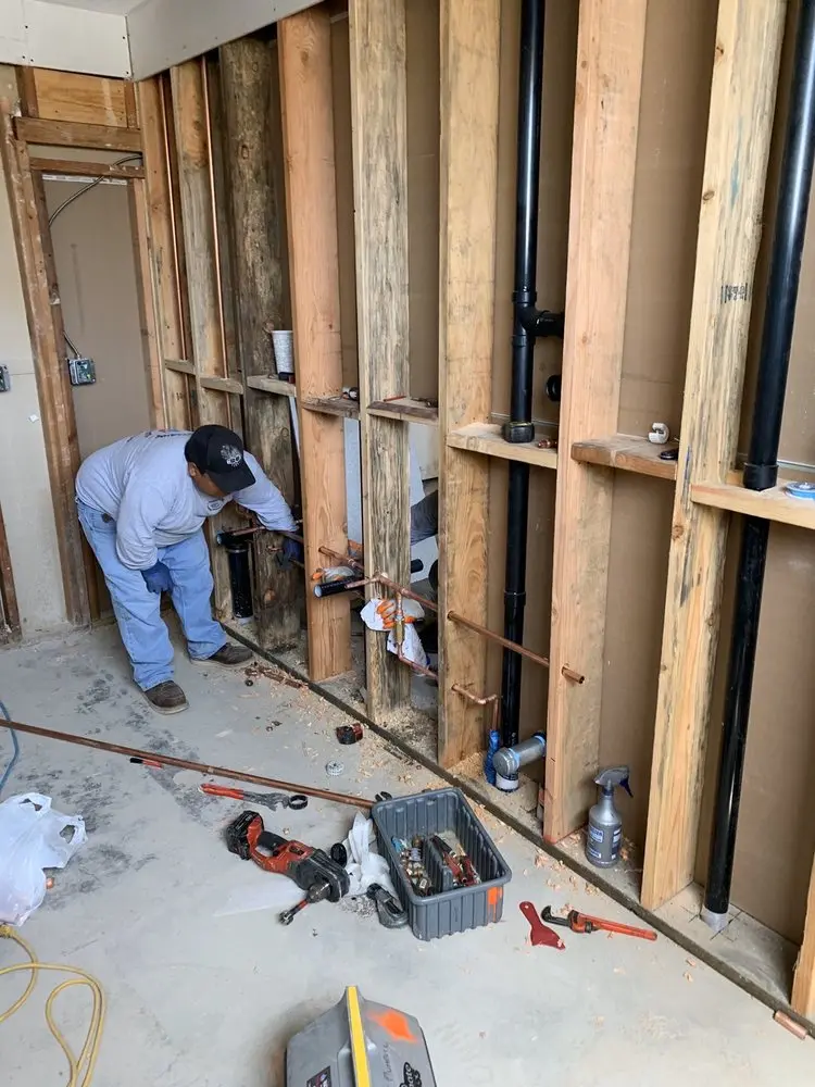 Commercial rough-in plumbing for Gas Line Repair in Martintown